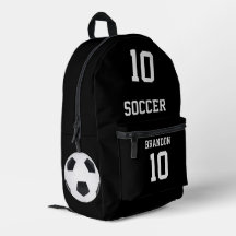 mochilas de fútbol negras personalizadas jugador g
