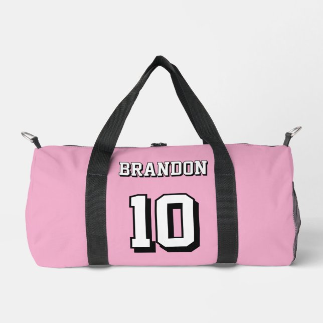 mochilas de fútbol rosa jugador personalizado gol (Anverso)