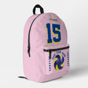 Mochilas de voleibol Chicas Rosa azul Deportivo ro