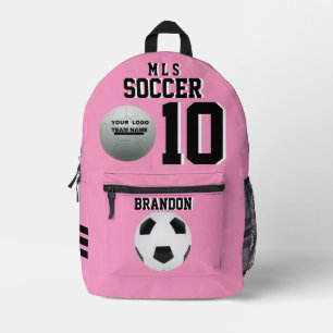 mochilas rosadas de fútbol fútbol fútbol personali