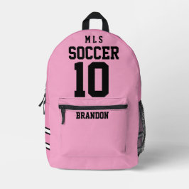 mochilas rosadas de fútbol rosa gol jugador person
