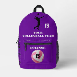 mochilas violetas VOLLEYBALL chicas deportes 1