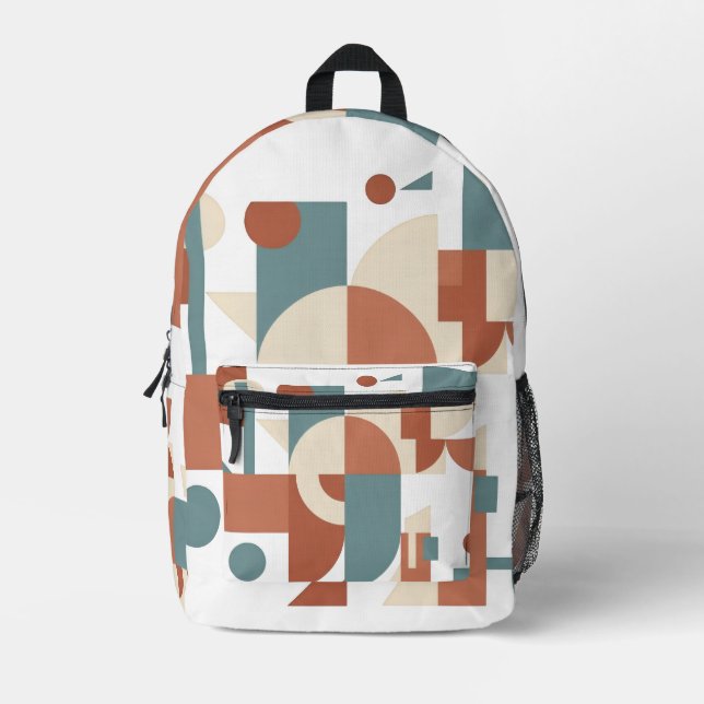 Mochilas y bolsas con diseño geométrico (Anverso)