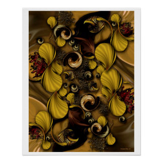 "Moción de vida", brillante Poster