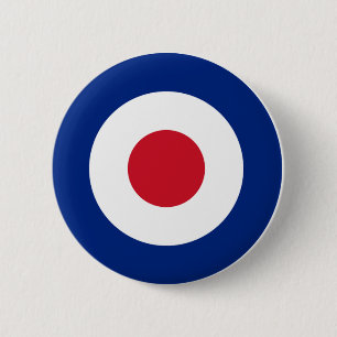 MOD Botón Pinback Azul Rojo y Blanco
