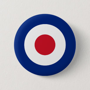 MOD Botón Pinback Azul Rojo y Blanco