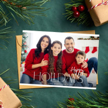 MOD Ele Minimalista Happy Holidays Photo