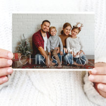 MOD Ele Minimalista Merry Christmas Photo