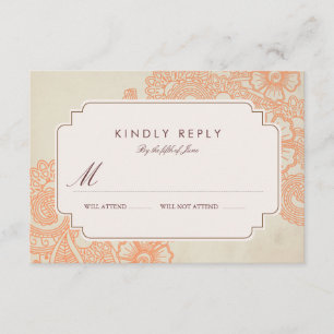Mod Mehandi Wedding RSVP