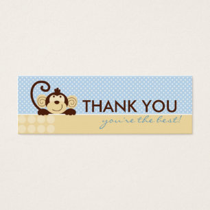 Mod Monkey TY Skinny Gift Etiqueta