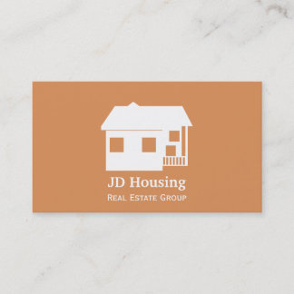 Mod naranja brown Classy Inmobiliaria tarjetas de