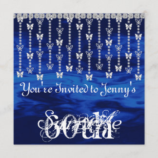 MODA 60 Invitación a la mariposa de cumpleaños sor