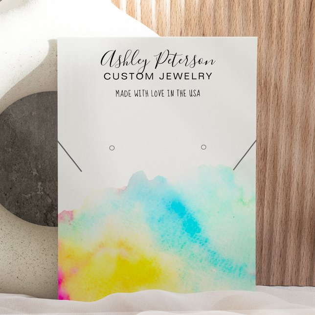 Moda acuarela joyería de ganancia de collar (Subido por el creador)