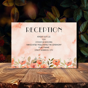 Moda Acuarela Recepción Floral