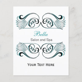 moda acuática, blanco y negro Volantes de negocios