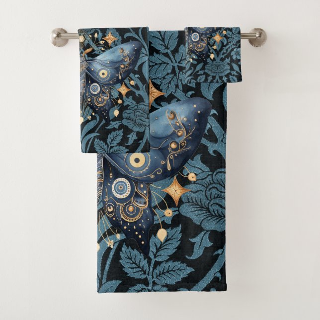 Moda acuática mística azul y noche de oro (In situ)