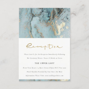 MODA AQUA DUSKY AZUL ORO AGADO RECEPCIÓN DE BODA