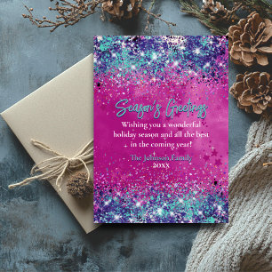 Moda aqua purpurina rosa Navidades año nuevo