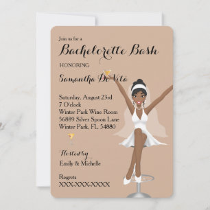 Moda Bachelorette Bash Personalizado Invitación a