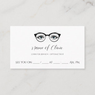 Moda Blue Eye Eyeglasses Cita para examen ocular