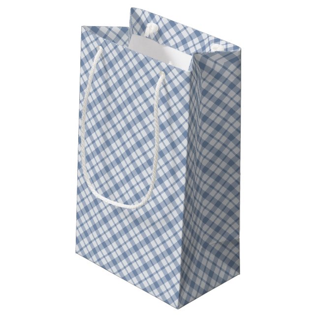 Moda Bolsa de regalo pequeña para el perrito azul  (Angulo reverso)