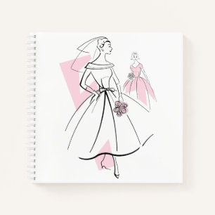 Moda Bride Pink Group cuaderno cuadrado