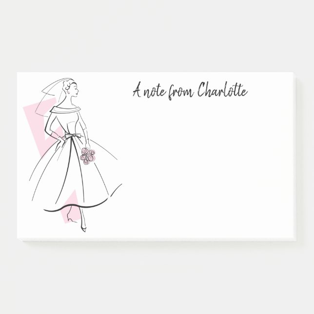 Moda Bride Pink Textos notas (Anverso)