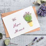Moda Cambio de dirección | Invitación móvil<br><div class="desc">Lavanda elegante | Invitación móvil. Esta es una plantilla lista para que añada sus detalles a .</div>