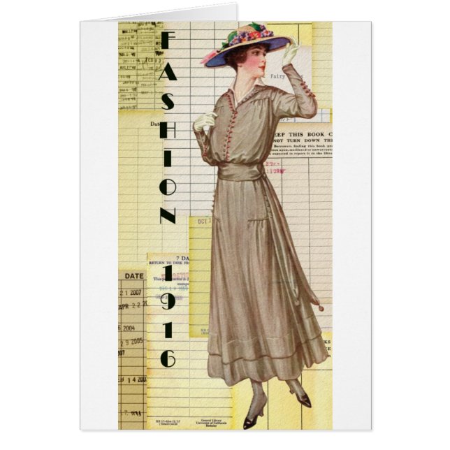 Moda de 1916 (Frente)