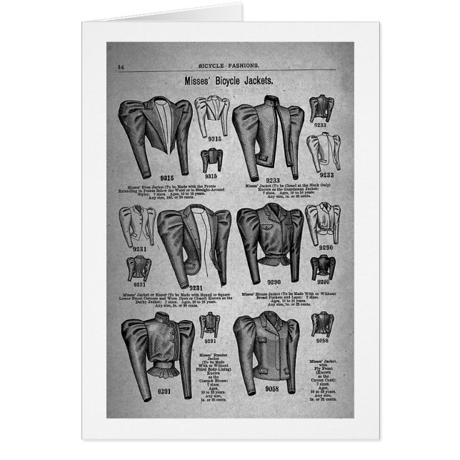 Moda de bicicleta1897 - Vintage (Frente)