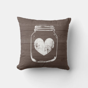 Moda de campo de grano de madera almohada de tiro