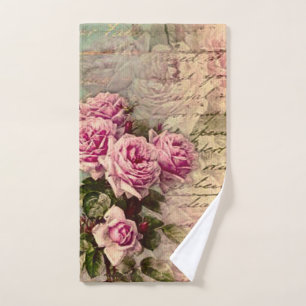 Moda de campo francesa, chic y shabby, rosas rosad