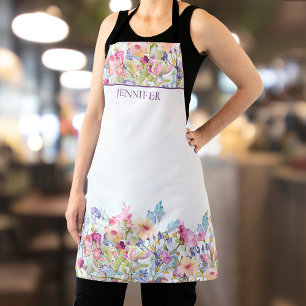 Moda de delantal floral floral Personalizado flora