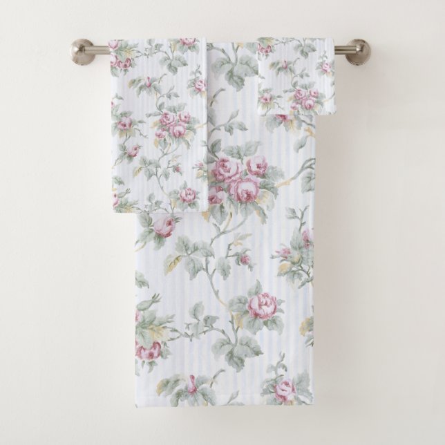 Moda de época Rosas y rayas francesas (In situ)