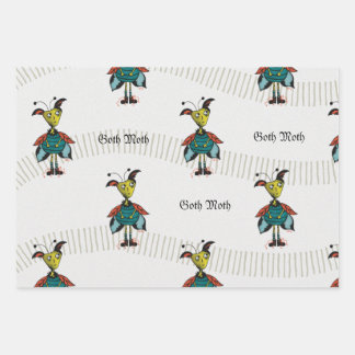 Moda de gótico - Papel envuelto de hoja plana de 3