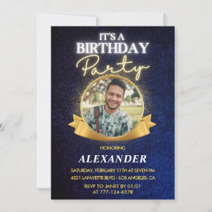Moda de invitaciones para el 34 cumpleaños de Eleg
