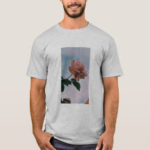 Moda de la camiseta para los hombres: Moda de flor