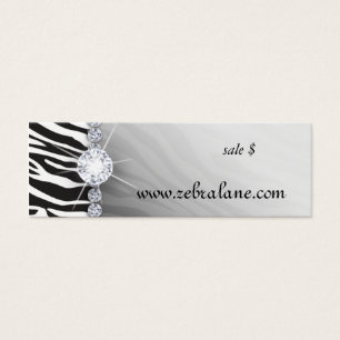 Moda de la etiqueta Zebra Jewelry Hang