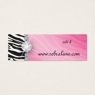 Moda de la etiqueta Zebra Jewelry Hang