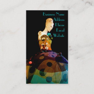 Moda de la tarjeta de visita