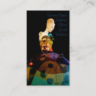 Moda de la tarjeta de visita