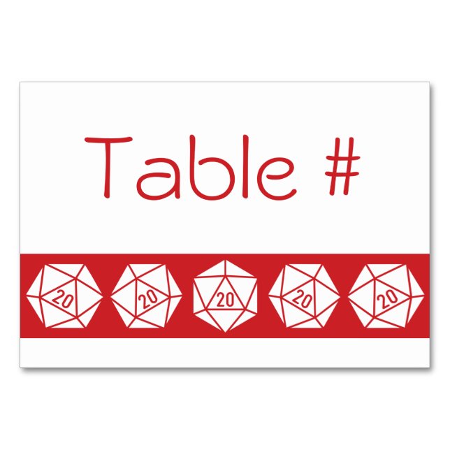 Moda de mesa en tarjeta de mesa de cerezo (Anverso)