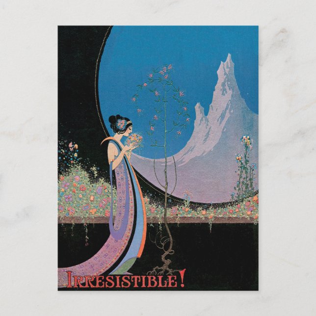 Moda de Nouveau ~ Postcard / Invitaciones (Anverso)