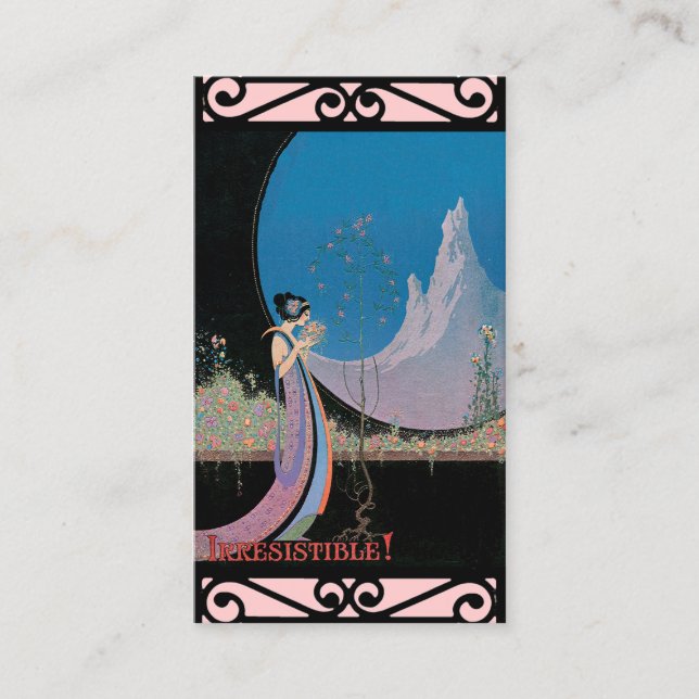 Moda de Nouveau ~ Tarjetas de visita (Anverso)