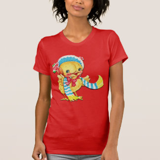 Moda de Pascua en camiseta roja