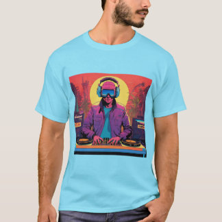 Moda de una camiseta DJ
