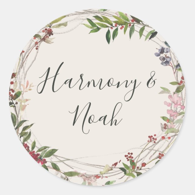 Moda de vacaciones Botánica | Sellos para sobres d (Anverso)