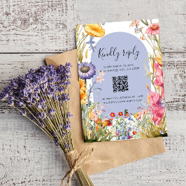 Moda del boho floral de flores rsvp