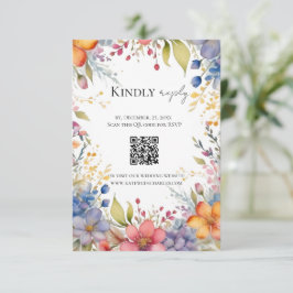 Moda del boho floral de flores rsvp