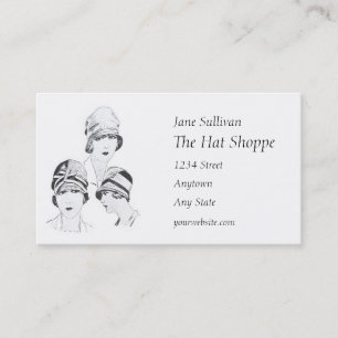 Moda del gorra que modela la tarjeta de los años